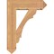 Ekena Millwork Olympic Arts & Crafts Smooth Bracket, Western Red Cedar, 5 1/2"W x 24"D x 32"H BKT06X24X32OLY03SWR - alternate 2
